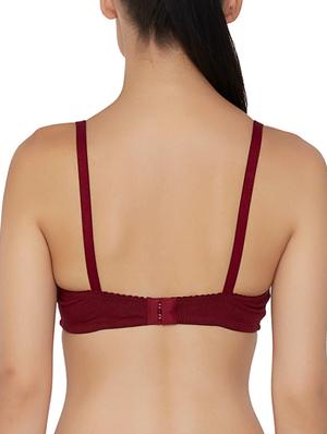 set of 2 bow patch solid bra - 13076101 - Standard Image - 4