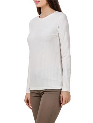 striped round neck top - 13078381 - Standard Image - 2