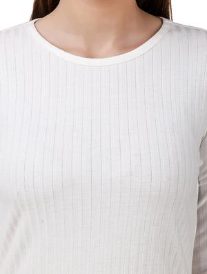 striped round neck top - 13078381 - Standard Image - 4