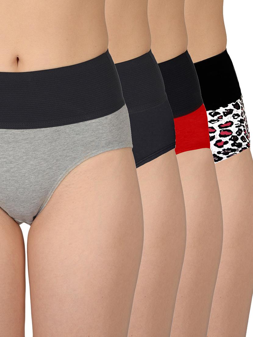 set of 4 multicolored cotton panties - 13081664 - Zoom Image - 1