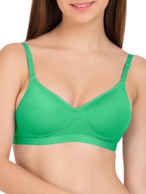 green cotton tshirt bra - 13082512 - Standard Image - 1