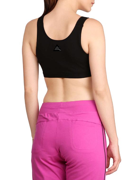 scoop neck sports bra - 13084084 - Zoom Image - 3