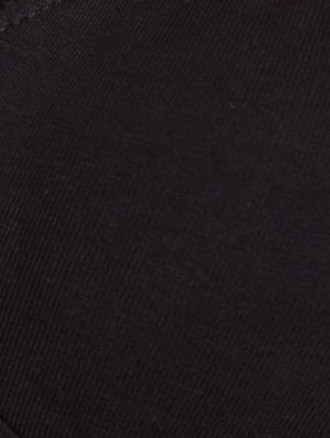 black cotton regular bra - 13084606 - Standard Image - 4