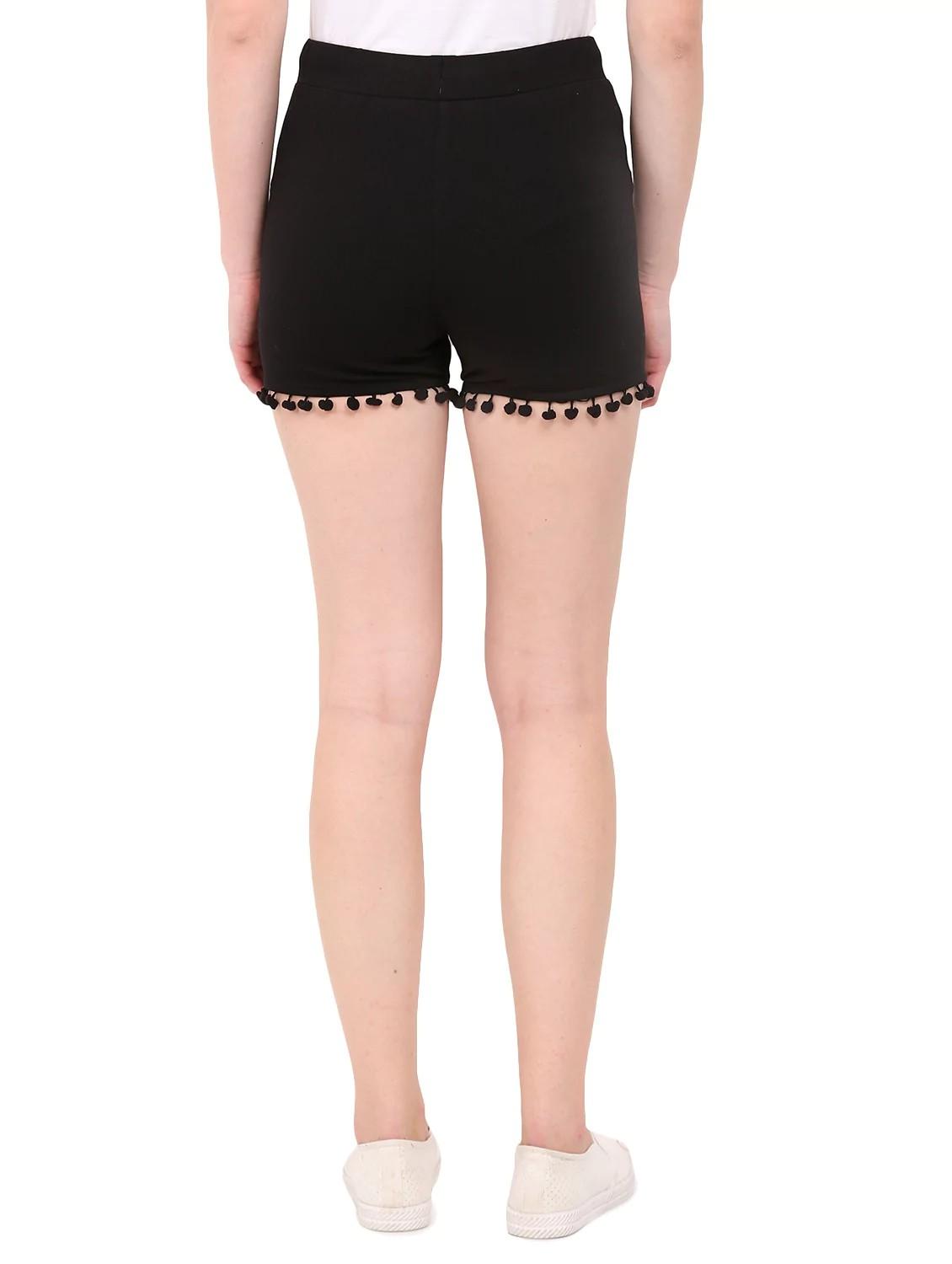 solid black short - 13087358 - Zoom Image - 3