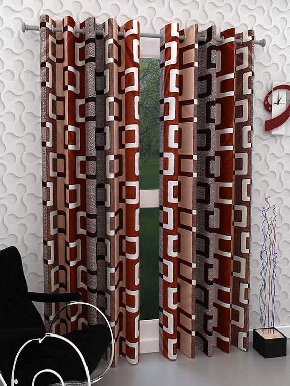 Tanishka Fabs Curtain set of 2 - 13090770 - Zoom Image - 1