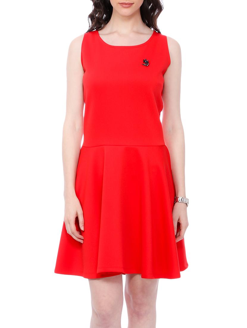 red none skater dress - 13092605 - Zoom Image - 1