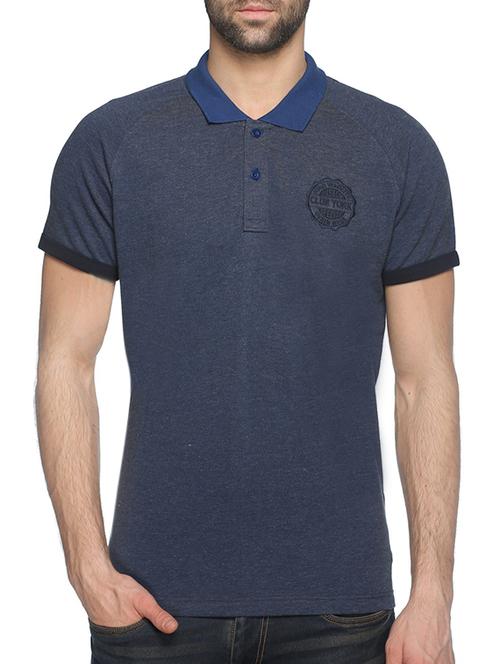 navy blue cotton t-shirt - 13099431 - Standard Image - 1
