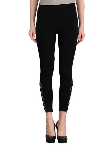 black viscose jeggings - 13103114 - Very Small Image - 1