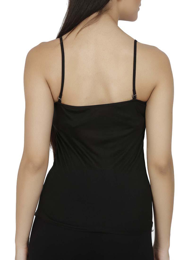 detachable strap solid camisole - 13108438 - Zoom Image - 3