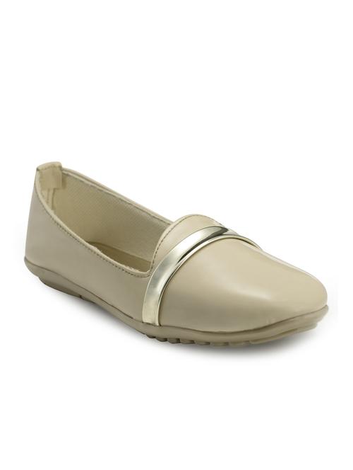 beige pu slip on ballerina - 13111949 - Very Small Image - 1