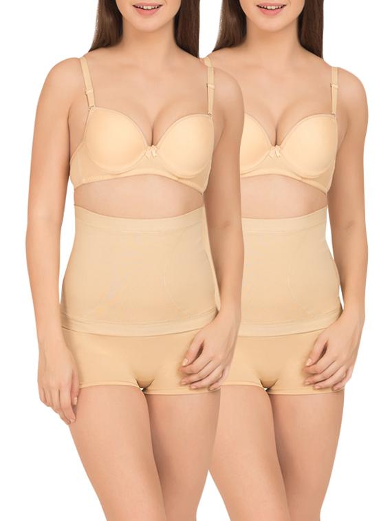beige cotton tummy tucker - 13115085 - Zoom Image - 1