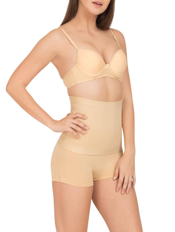 beige cotton tummy tucker - 13115085 - Zoom Image - 3