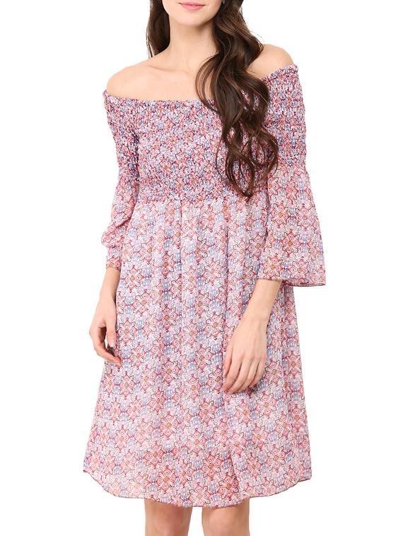 multicolored printed dress - 13117636 - Zoom Image - 1