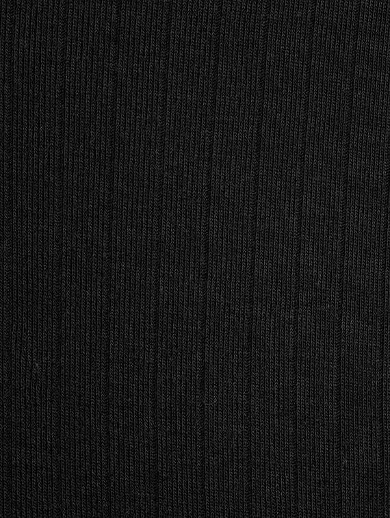 black cotton blend vest - 13120648 - Zoom Image - 4