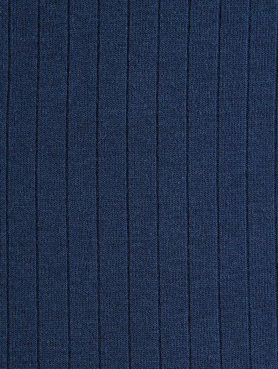navy cotton blend vest - 13120660 - Zoom Image - 4