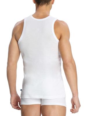 white cotton blend vest - 13120712 - Standard Image - 2