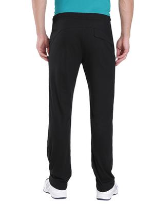 black cotton full length track pant - 13120742 - Standard Image - 3