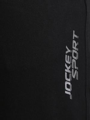 black cotton full length track pant - 13120742 - Standard Image - 4
