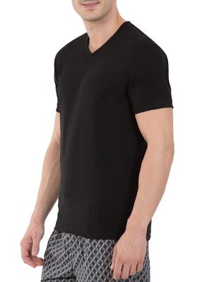 black cotton tshirt - 13120751 - Standard Image - 2