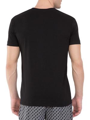 black cotton tshirt - 13120751 - Standard Image - 3