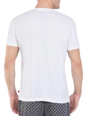 white solid t-shirt - 13120754 - Standard Image - 3