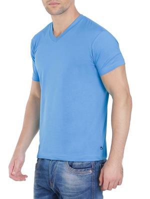 blue cotton tshirt - 13120770 - Standard Image - 2