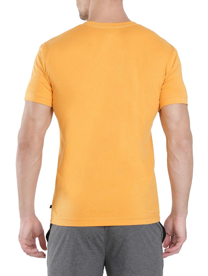 yellow cotton t-shirt - 13120791 - Zoom Image - 3