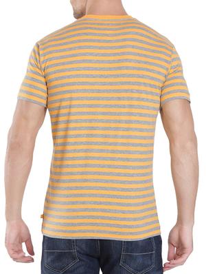 yellow cotton striped t-shirt - 13120797 - Standard Image - 3