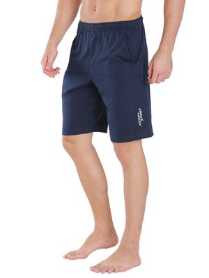 navy blue cotton shorts - 13121328 - Standard Image - 2