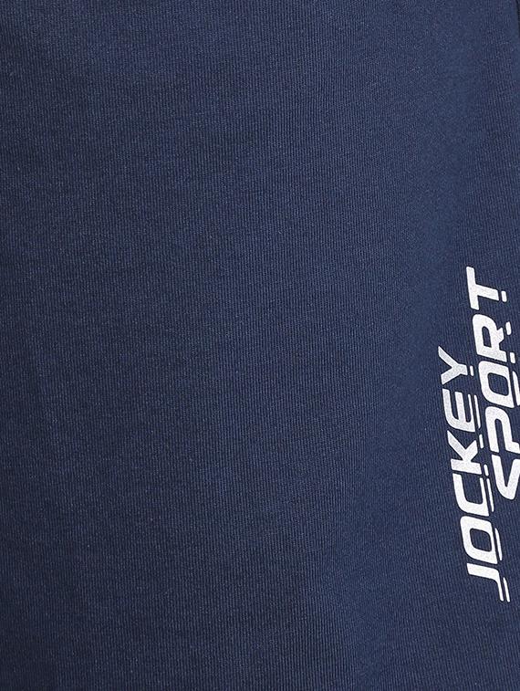 navy blue cotton shorts - 13121328 - Zoom Image - 4