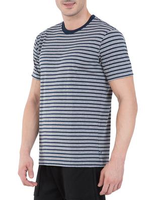 navy blue cotton t-shirt - 13121484 - Standard Image - 2