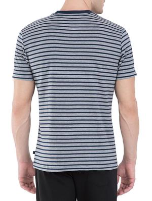 navy blue cotton t-shirt - 13121484 - Standard Image - 3