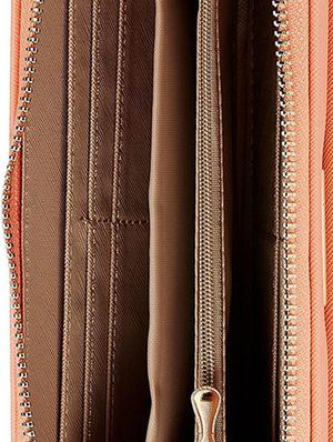 pink leatherette clutch - 13128530 - Standard Image - 3