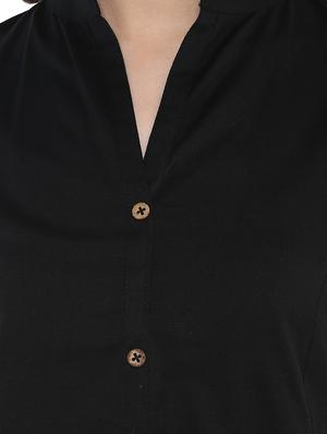 plain straight kurta - 13132873 - Standard Image - 4