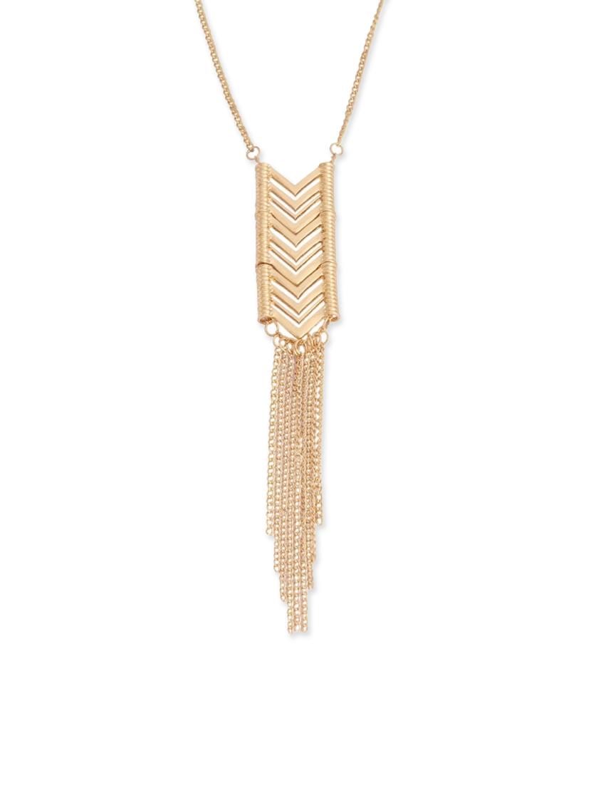 rose gold tone long necklace - 13133651 - Zoom Image - 1