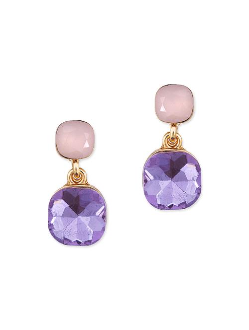 multi colored metal drop earring - 13136904 - Standard Image - 1