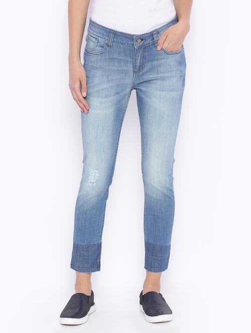 blue cotton jeans - 13138309 - Standard Image - 1