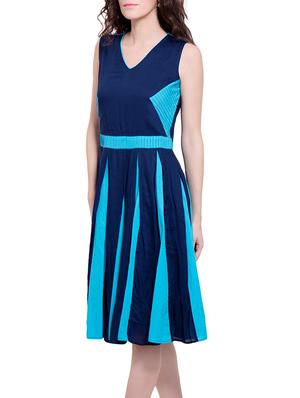 blue rayon dress - 13144554 - Standard Image - 2