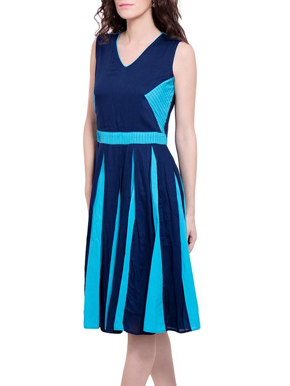 blue rayon dress - 13144554 - Zoom Image - 2