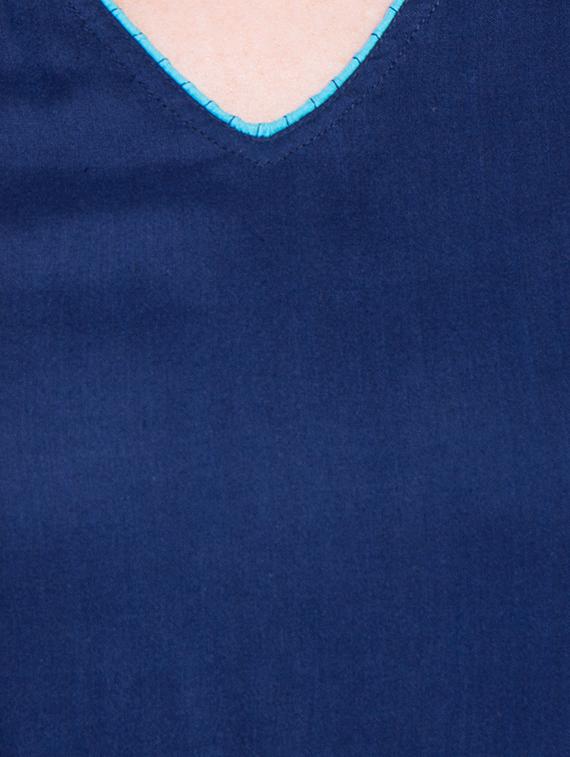 blue rayon dress - 13144554 - Zoom Image - 4