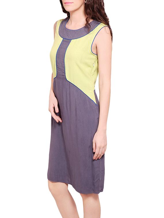 grey rayon dress - 13144569 - Zoom Image - 2