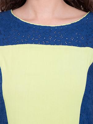 green flared dress - 13144580 - Standard Image - 4