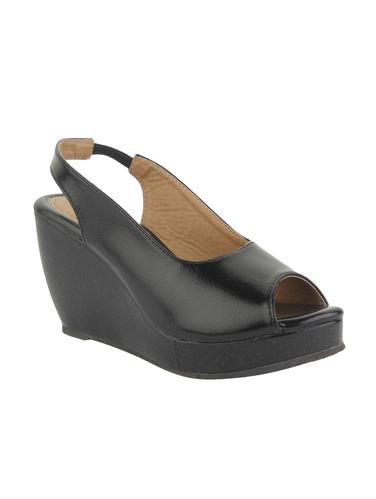 black tpr back strap wedges - 13145414 - Very Small Image - 1