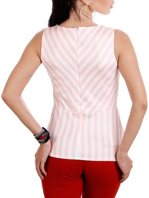 pink spandex layered top - 13146066 - Standard Image - 3