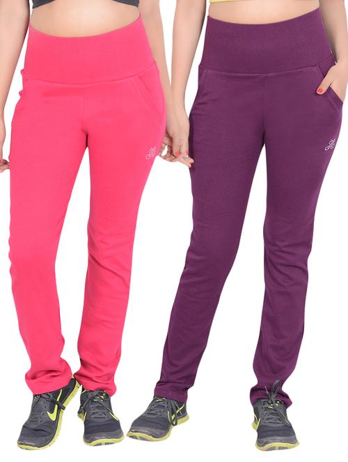 multi colored cotton track pants - 13153774 - Very Small Image - 1