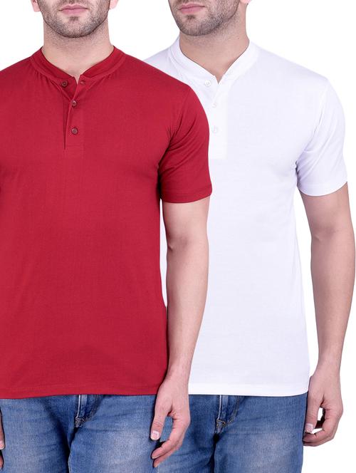 multi colored set of 2 cotton t-shirt - 13155426 - Very Small Image - 1