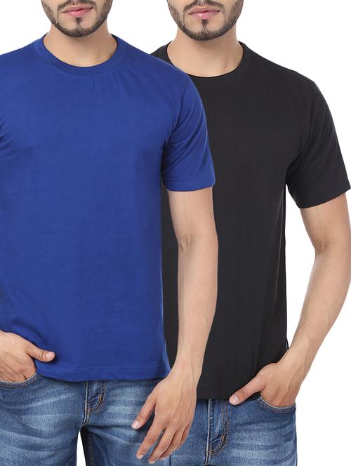 solid cotton t-shirts (set of 2) - 13155437 - Very Small Image - 1