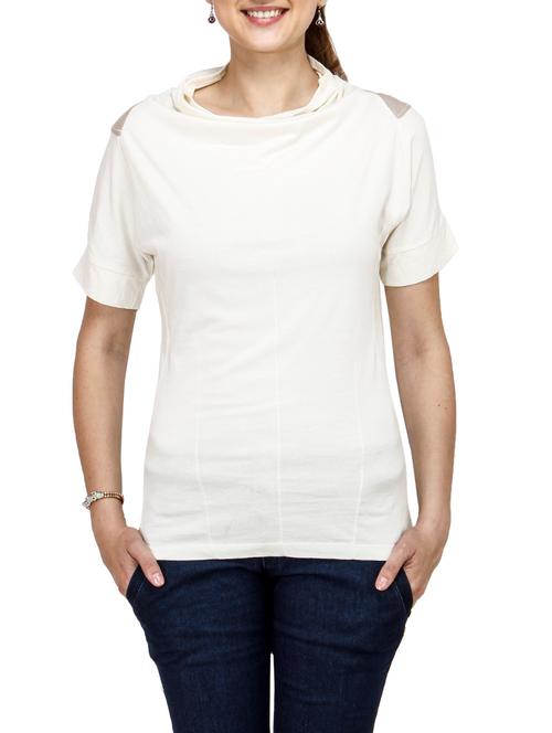 white cotton regular top - 13157903 - Very Small Image - 1
