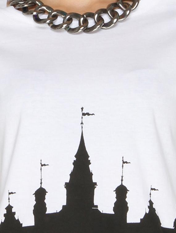 white cotton crop top - 13158378 - Zoom Image - 4