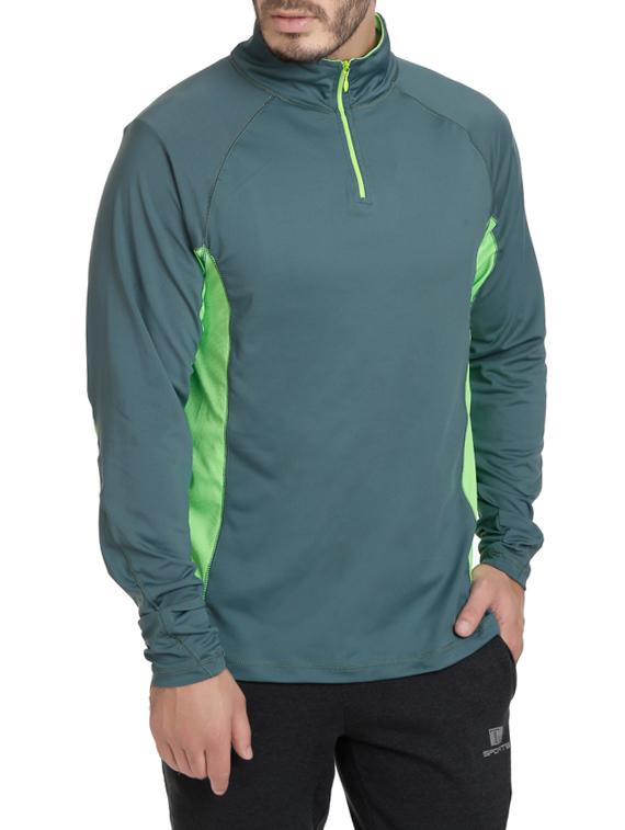 green polyester casual jacket - 13159001 - Zoom Image - 1